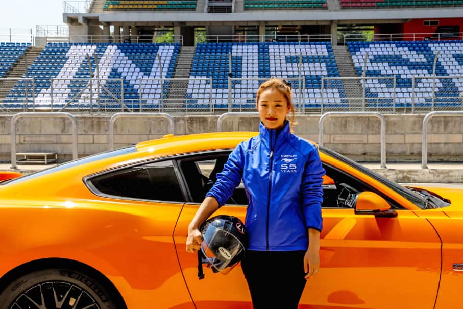 Mina Jang After Completing Circuit Driving Mina Jang After Completing Circuit Driving
